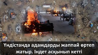 Үндістанда адамдарды жаппай өртеп жатыр. Індет асқынып кетті Үндістанда адамдарды жаппай өртеп жатыр. Індет асқынып кетті