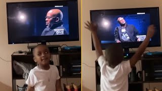 DMX Son Exodus Watching His Father Last Interview And Screaming With Joy Daddy, Daddy, Daddy !