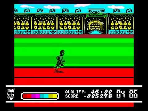 Daley Thompson's Olympic Challenge Walkthrough, ZX Spectrum