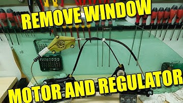 Remove and Replace Window Regulator on Audi TT Mk2