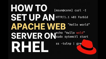 How to Set Up an Apache Web Server on RHEL | Step-by-Step Guide