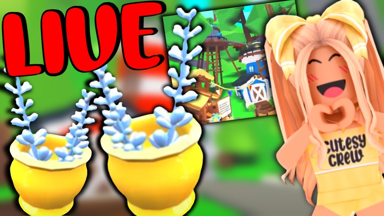 Adopt Me FARM SHOP UPDATE Reaction - LIVE With Fans!