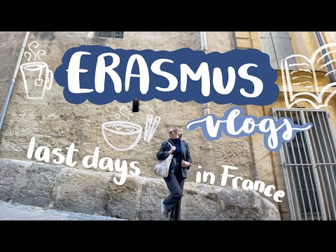 Last week of Erasmus Montpellier🧋💻🪐 study abroad diaries ep.4