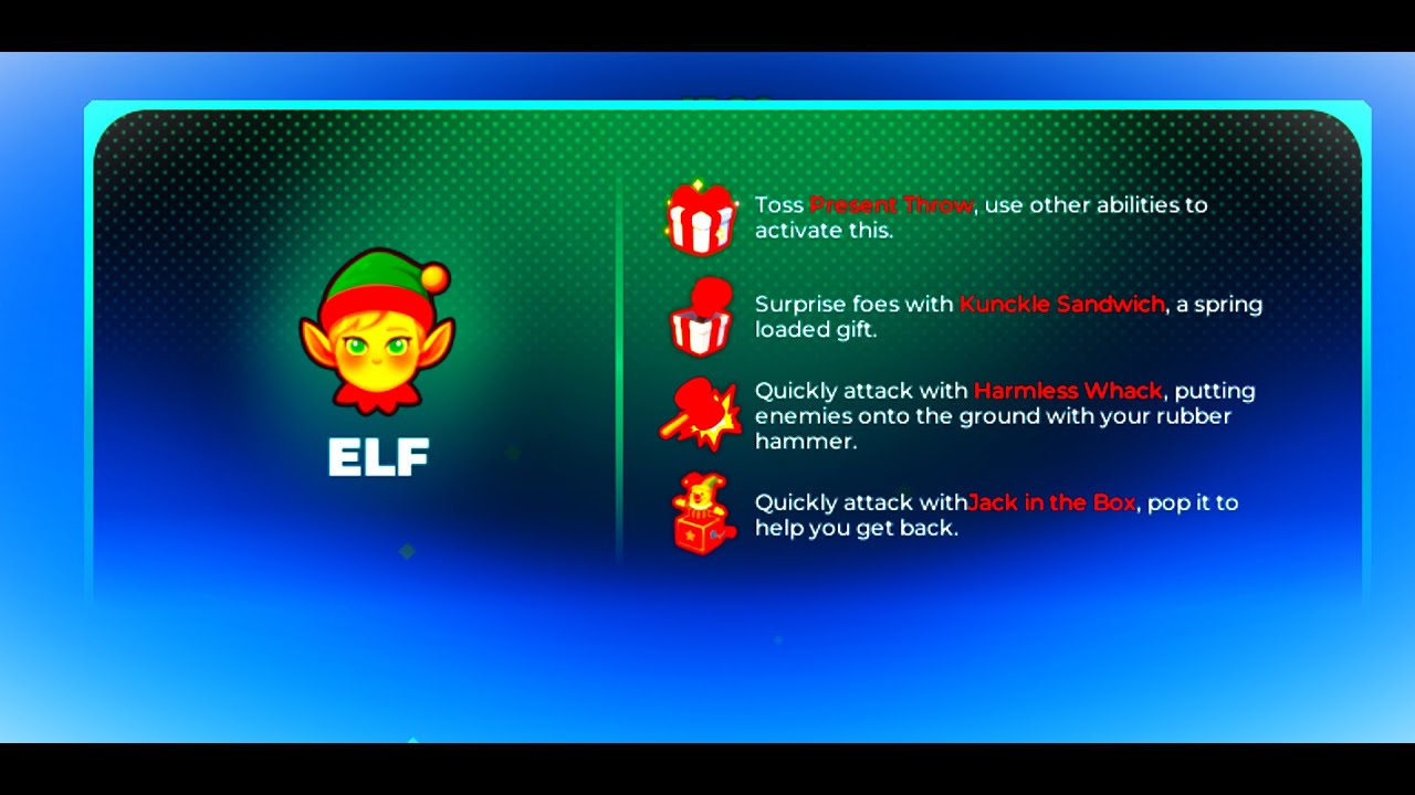 Roblox Project Smash playing as ELF gameplay