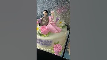 Thumbnail of Kue Romantis untuk pernikahan#weddingcake