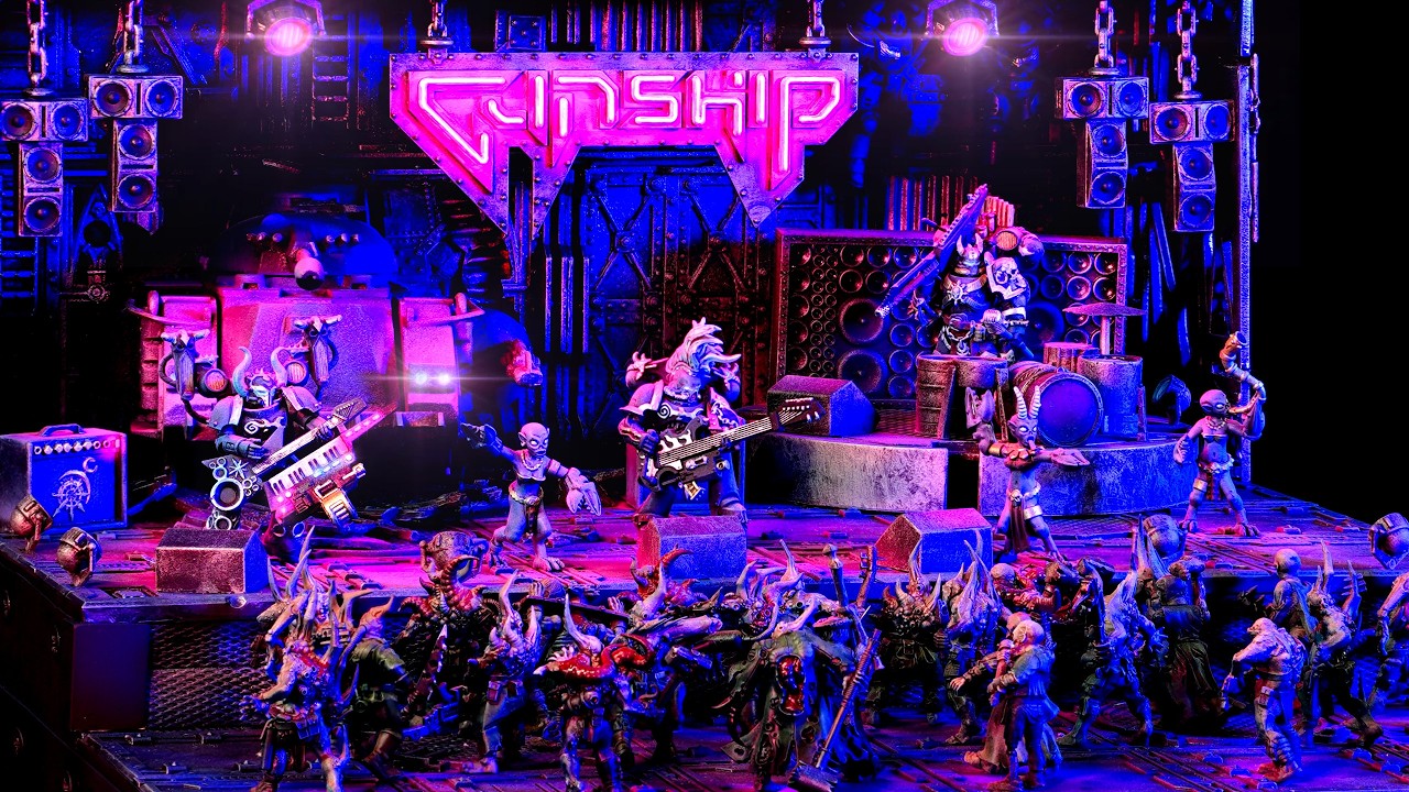 Making a Warhammer 40k GIG diorama for my favourite band