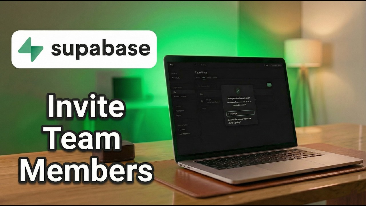 How To Invite Team Members In Supabase (2026) - Quick Steps - YouTube