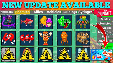 🌈Update 10.0.6 Nextbots In Playground Mod! Addon New Map Update is now available
