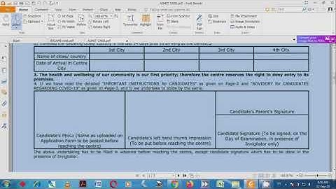 NEET 2020 Admit Card Final ,Self Declaration ,DRESS CODE ,Items to Carry