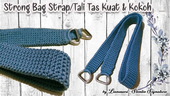 How to make a no stretch strap for crochet bags - Live Chill Life