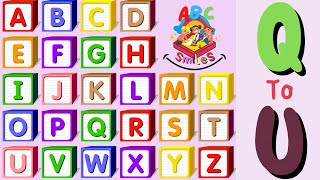 ABC Alphabet Learning Part 5 - Q - R - S - T - U (Gameplay)
