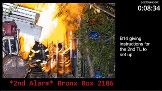 *3 ALARM* South Bronx FULLY INVOLVED 4 Buildings FDNY Dispatch Audio