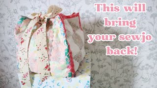 Quilt As You Go Project Bag and Tips for Using Liberty Tana Lawn