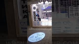 Logo projector #gobo #Custom gobo projector #Rotating gobo light#LED logo projector