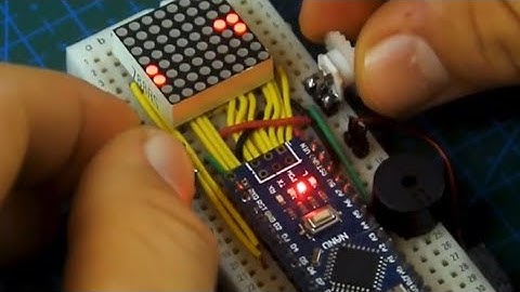 the led pong game iot projects || game led base project