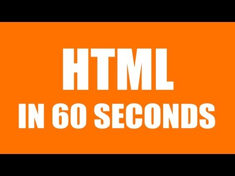 HTML IN 60