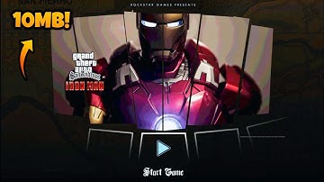 [10MB] Iron Man Menu Mod For GTA San Andreas Android | Modding Master