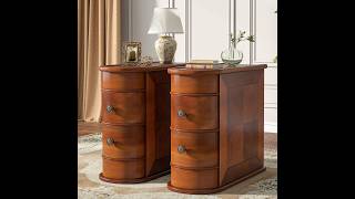 Review: Tribesigns Wood End Table Set of 2 – Slim 2-Drawer Side Tables!
