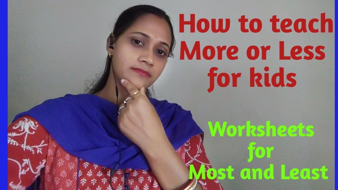 More or Less concept for kids - YouTube