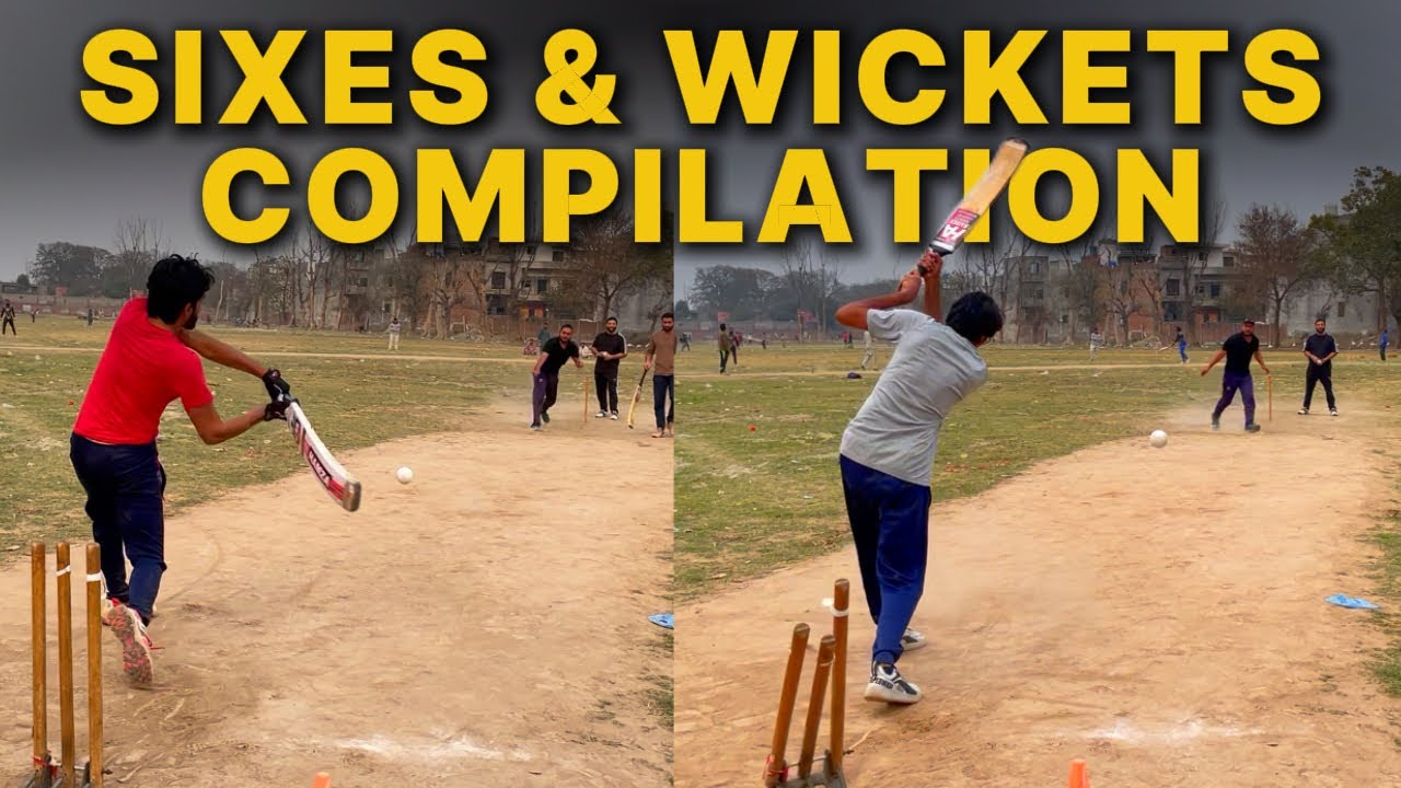 Unleashing the Best Sixes and Wickets Highlights🏏 | tape ball cricket ...