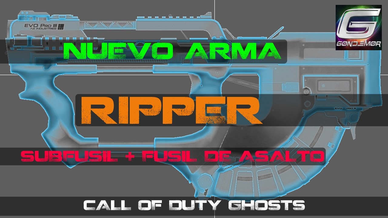 Call of Duty Ghosts - XBOX ONE HD - NUEVO ARMA "RIPPER" - YouTube