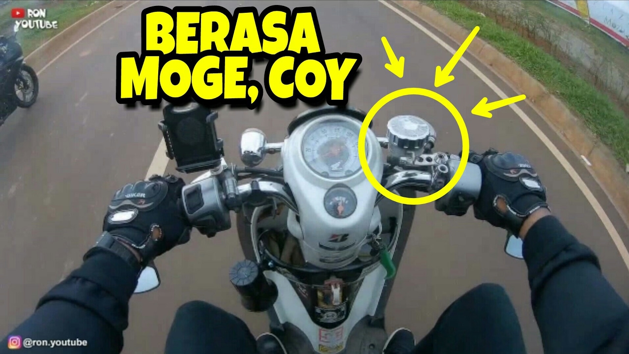 TEST RIDE HONDA SCOOPY BERASA MOGE 4 SILINDER YouTube