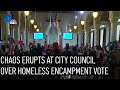 Chaos Erupts Over LA City Council Homeless Encampment Ban | NBCLA