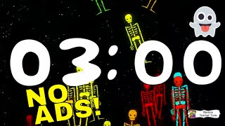 Famous 3 Minute Floating Skeleton Timer | Colorful Halloween Classroom Countdown () Profile