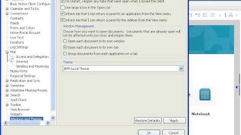 IBM Notes 9 Social Edition Disable or Enable Slide In Alerts