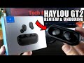 Haylou GT2 Black Mini TWS Wireless Headphones HD Stereo Wireless
Bluetooth 5.0 Earphones Wih Hidden Charging Cable