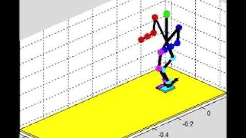 NAO robot kinematic model in action