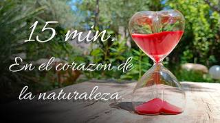 15 Minutes. Hourglass ⏳ in the HEART ❤️ of NATURE 🌲🌳