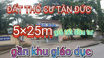 đất thổ cư đường 23a2 gần trường học tân đức | kdc tân đức | đức hòa