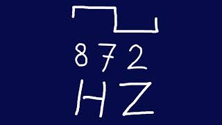 872 hz square