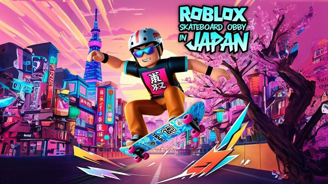Roblox Skating Obby In Japan World 11 - YouTube