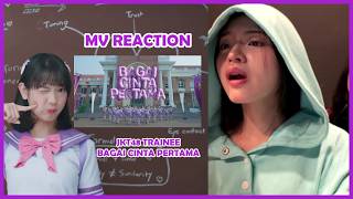 CYNTHIA REACTION TO [MV] BAGAI CINTA PERTAMA - JKT48 TRAINEE #jkt48