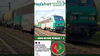 BB 26063 Hexafret en tête d'un convoi militaire pétrolier ! #oiltanker #militaryconvoy #petroleum