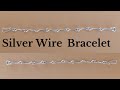 DIY Easy Simple Wire Loop Link Chain Bracelet | How to Make a Wire Silver Chain Link Bracelet P:3
