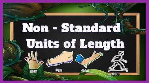 Measurement |  Non - Standard Units of length| |Maths  | ICSE | CBSE |