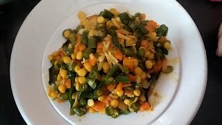 Carrot Beans palya recipe in kannada