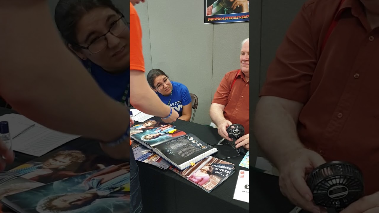 Meeting Colin Baker at LFCC 2019!