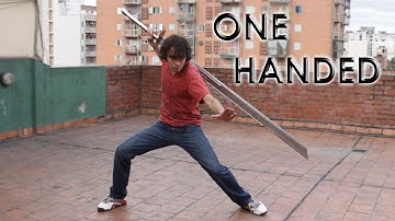 Giant sword - Fencing with one hand