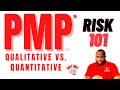 PMP Exam Daily Drill #111 - Qualitative vs. Quantitative Risk Analysis #pmp #pmbok #pmpexam