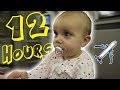 12 hour flight with a baby harlows first holiday