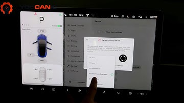 Tesla Wheel Configuration and Reset TPMS sensors