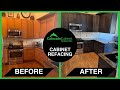 Before  after  cabinet refacing  project review  highlands ranch colorado