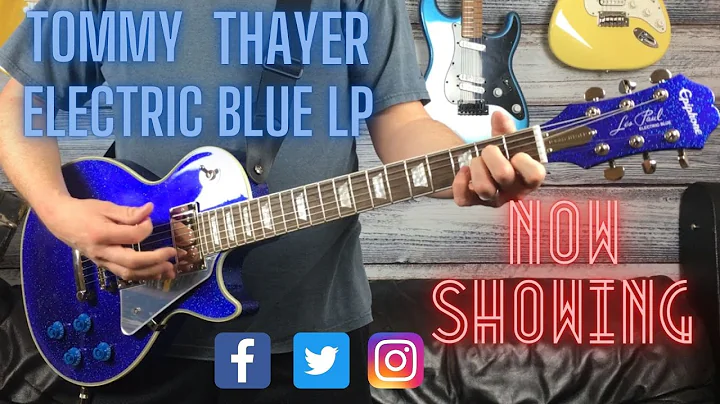 Tommy Thayer's Electric Blue Les Paul Review and D...