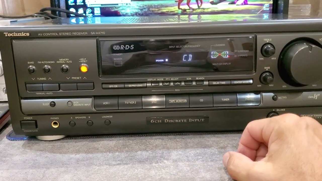 TECHNICS SA-EX320 AMPLIFICATEUR De Puissance Récepteur AV Sans Télécommande EUR 69,99 - FR