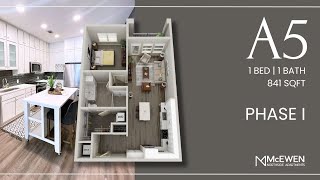 A5 | #1-013 | Phase I | One Bedroom | Virtual Tour | McEwen Northside Apartments