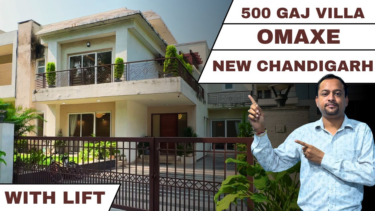 Fully Furnished 500sq.yard Luxury Villa at Omaxe Phase 1 New Chandigarh 